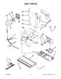 UNIT PARTS Diagram and Parts List for KRFC90100B5  KitchenAid Refrigerator