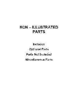 Optional parts (not included) Diagram and Parts List for WTW6120HC0  Whirlpool Washer