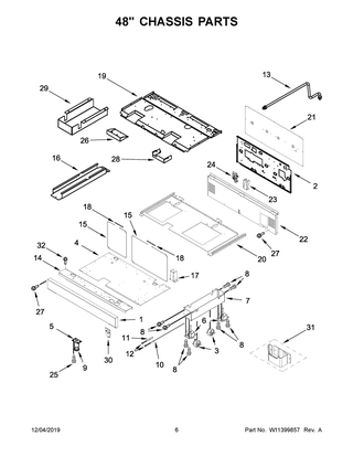 Part Location Diagram of W11402106 Whirlpool PLATE-COVR
