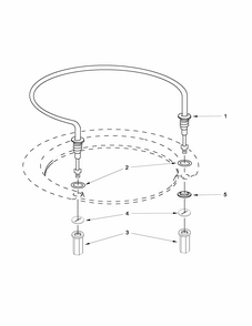 Heater Parts Diagram and Parts List for 66513263K114  Kenmore Dishwasher