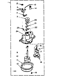 Part Location Diagram of 21102 Whirlpool O-ring