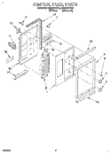 CONTROL PANEL Diagram and Parts List for RM980PXYN1  Whirlpool Microwave Oven Combo