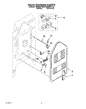 REAR CHASSIS, OPTIONAL Diagram and Parts List for KERS507YAL1  KitchenAid Range
