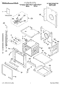 OVEN, LITERATURE Diagram and Parts List for KEBI141DBL11  KitchenAid Wall Oven