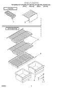 SHELF, OTHER Diagram and Parts List for RT14DKYJN00  Roper Refrigerator