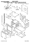 Part Location Diagram of LIT4451899 Whirlpool Literature Parts (Tech Sheet (