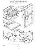 BREAKER AND PARTITION , LIT/OPTIONAL Diagram and Parts List for EHT201ZKWR3  Whirlpool Refrigerator