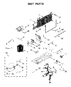 Unit parts Diagram and Parts List for WRT518SZKV00  Whirlpool Refrigerator