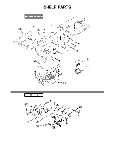 Shelf parts Diagram and Parts List for 10679472411  Kenmore Refrigerator