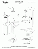 Part Location Diagram of W10272078 Whirlpool CHIMNEY