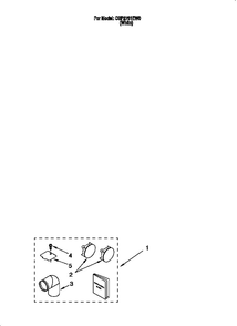 Diagram 2 Diagram and Parts List for CSP2761EW0  Whirlpool Dryer