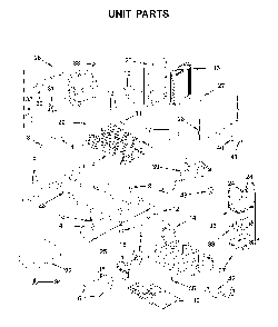 Unit parts Diagram and Parts List for WRS325SDHW04  Whirlpool Refrigerator