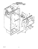 LINER Diagram and Parts List for ET20RKYYW00  Whirlpool Refrigerator