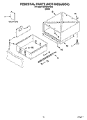 PEDESTAL PARTS (NOT INCLUDED) Diagram and Parts List for KHWS01PWH0  KitchenAid Washer