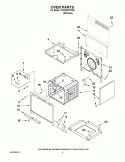 OVEN PARTS Diagram and Parts List for YKDRS407VS00  KitchenAid Range