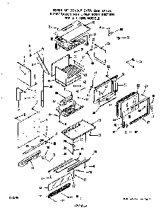 Upper Body Diagram and Parts List for 1835*1A  Roper Range