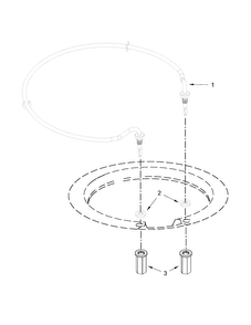 Heater Parts Diagram and Parts List for KDFE454CSS1  KitchenAid Dishwasher
