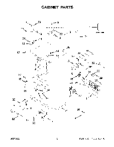Cabinet Parts Diagram and Parts List for KRFC704FBS04  KitchenAid Refrigerator