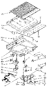 Compartment Separator Diagram and Parts List for ET18JKXSN09  Whirlpool Refrigerator