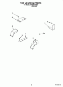 TOP VENTING PARTS Diagram and Parts List for KDSS907SSS03  KitchenAid Range