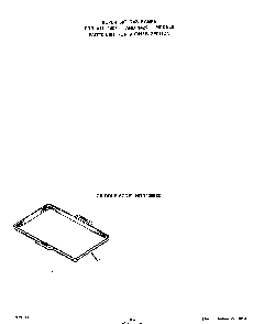Griddle Diagram and Parts List for 1405*1A  Roper Range