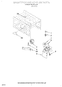 MAGNETRON AND AIRFLOW, OPTIONAL Diagram and Parts List for RM765PXAB0  Whirlpool Wall Oven