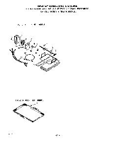 Optional Equipment Diagram and Parts List for 1873*1A  Roper Wall Oven
