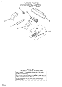 LATCH Diagram and Parts List for KEMI371GBL0  KitchenAid Microwave Oven Combo