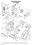 BULKHEAD PARTS Diagram and Parts List for MGD5640TQ0  Maytag Dryer