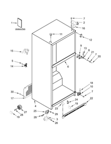 Part Location Diagram of W10674106 Whirlpool Use & care guide