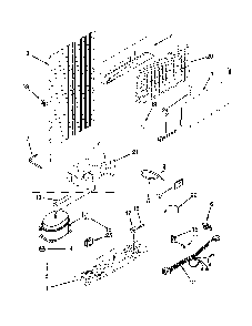 Unit parts Diagram and Parts List for 10676393412  Kenmore Refrigerator