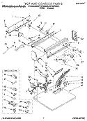 Part Location Diagram of 3401636 Whirlpool HARNS-WIRE