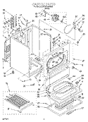 SECTION Diagram and Parts List for KEYW770BWH2  KitchenAid Dryer