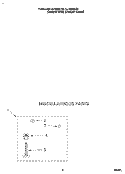 MISCELLANEOUS Diagram and Parts List for LLV8245DQ0  Whirlpool Washer
