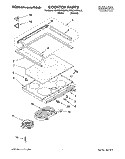 COOKTOP, LITERATURE Diagram and Parts List for KESC307BAL2  KitchenAid Range