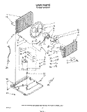 UNIT Diagram and Parts List for AC0802XS1  Whirlpool Air Conditioner