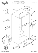 CABINET, LITERATURE Diagram and Parts List for ET22RKXGT03  Whirlpool Refrigerator