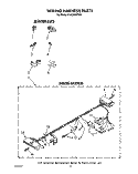 WIRING HARNESS Diagram and Parts List for 6LA6300XTW2  Whirlpool Washer