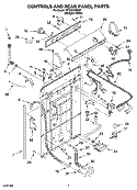 Part Location Diagram of 3958081 Whirlpool HARNS-WIRE