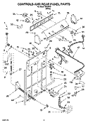 Part Location Diagram of 3956519 Whirlpool HARNS-WIRE