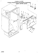 LINER Diagram and Parts List for ET20DKXBN00  Whirlpool Refrigerator