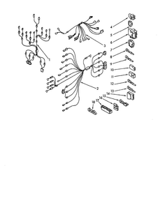 Wiring Harness Diagram and Parts List for RM975PXKN0  Whirlpool Microwave Oven Combo