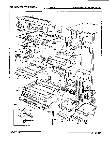 03 - Fresh Food Compartment Diagram and Parts List for NT19J7  Whirlpool Refrigerator