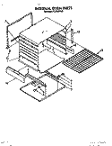 INTERNAL OVEN Diagram and Parts List for FGP320VW0  Roper Range