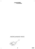 MISCELLAENOUS Diagram and Parts List for DU9700XY2  Whirlpool Dishwasher