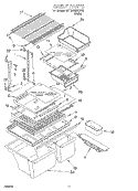 SHELF, LIT/OPTIONAL Diagram and Parts List for 3ET18GMXFW02  Whirlpool Refrigerator