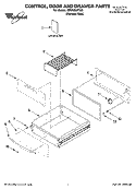 Part Location Diagram of W10854530 Whirlpool KNOB