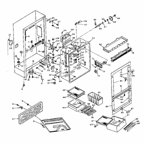 Part Location Diagram of 520795 Whirlpool Insulation
