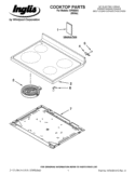 COOKTOP PARTS Diagram and Parts List for IVP85803  Inglis Range