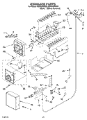 ICEMAKER PARTS PARTS NOT ILLUSTRATED Diagram and Parts List for KSSS42FMX00  KitchenAid Refrigerator